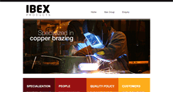 Desktop Screenshot of ibexproducts.com